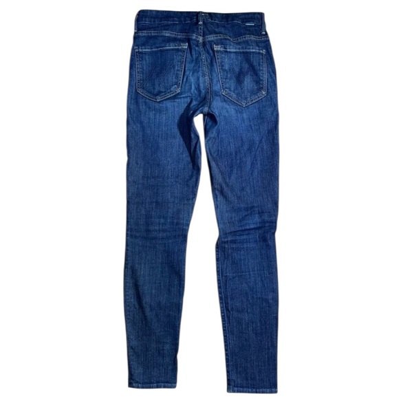 MOTHER High Waisted Looker Skinny Clean Sweep Dark Wash Jeans Size 27 - Picture 5 of 15